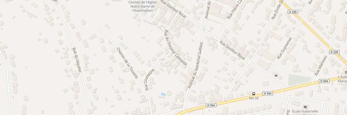 Plan du 20 Rue du Dr Calmette à Montry