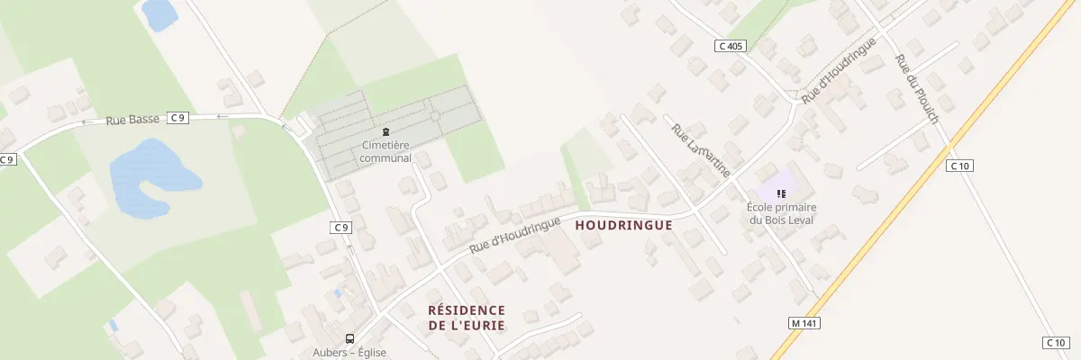 Plan du 27 Rue d’Houdringue à Aubers