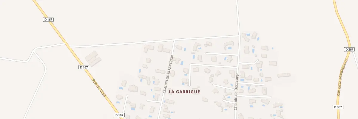 Plan du 18 Che de la Garrigue à Paraza