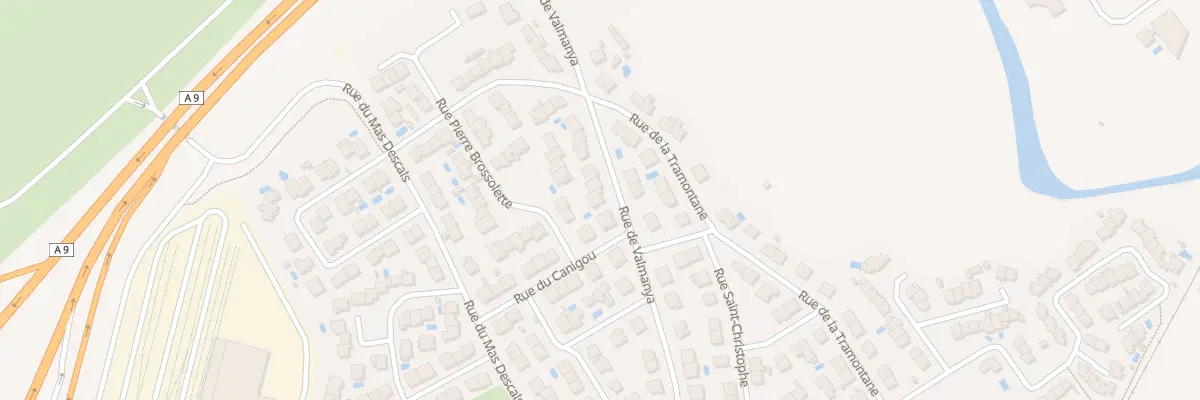 Plan du 15 Rue de Valmanya au Boulou
