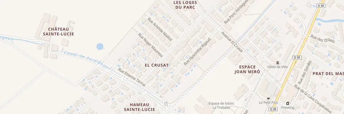 Plan du 25 Rue Salvador Dali à Canohès