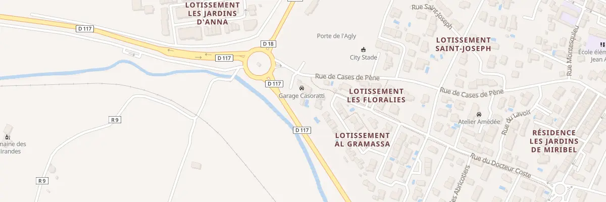 Plan du 18 Rue de Cases de Pène à Espira-de-l’Agly