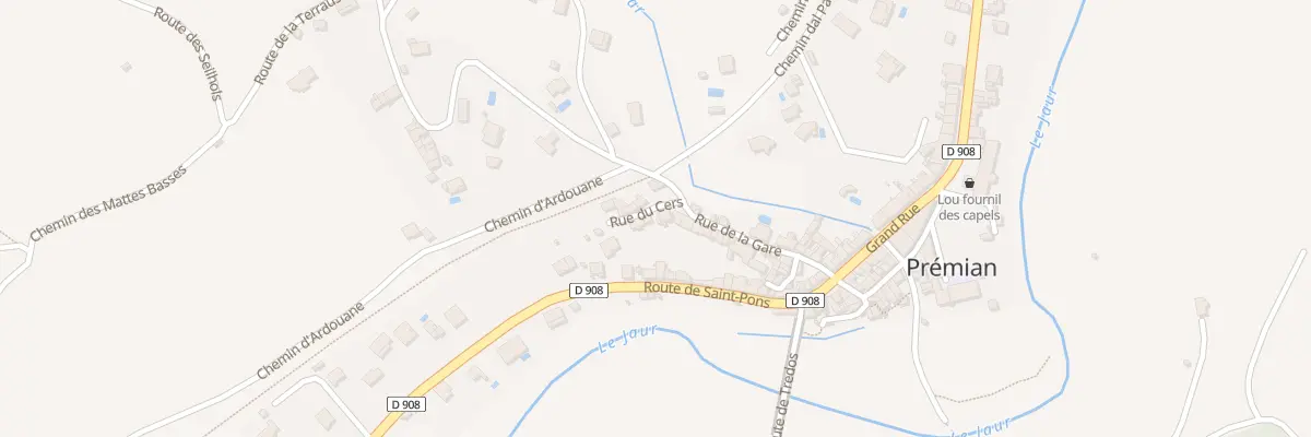 Plan du 5201 Le Village à Prémian