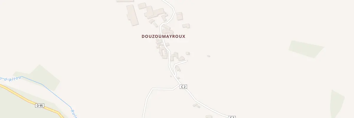 Plan du 5488 Douzoumayroux à Laissac-Sévérac l’Église