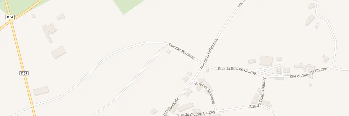 Plan du 3 Rue des Perrières à Sury-en-Vaux