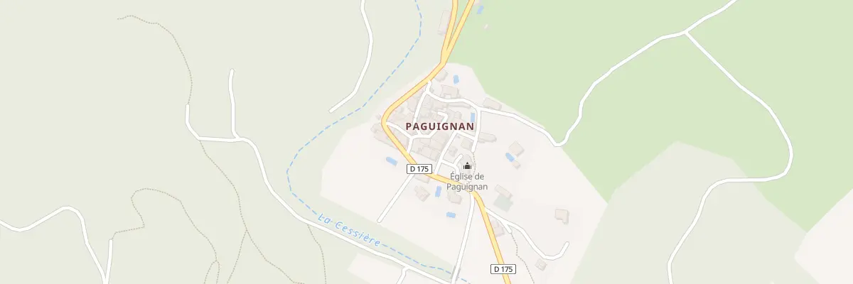 Plan du 5209 Paguignan à Aigues-Vives