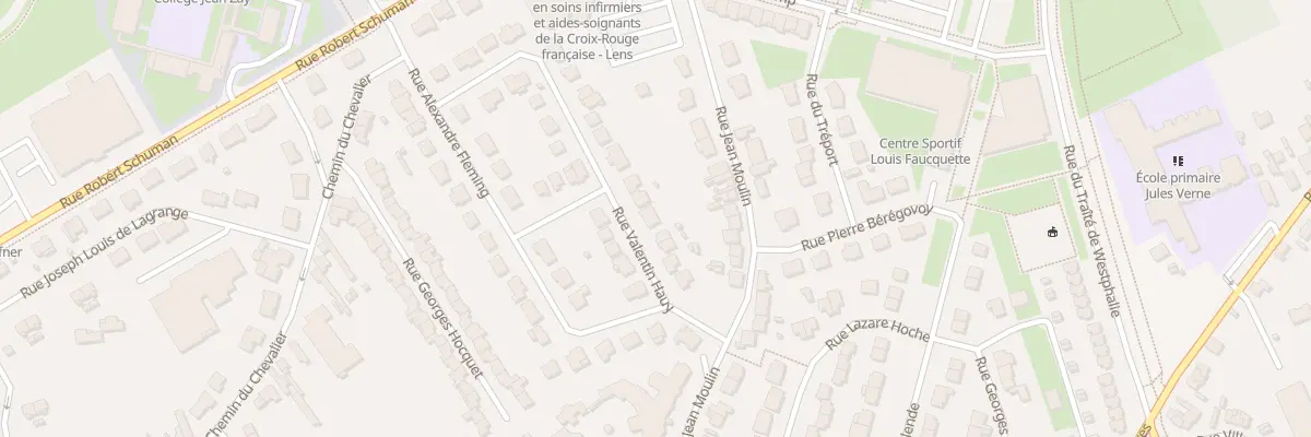 Plan du 29 Rue Valentin Hauy à Lens