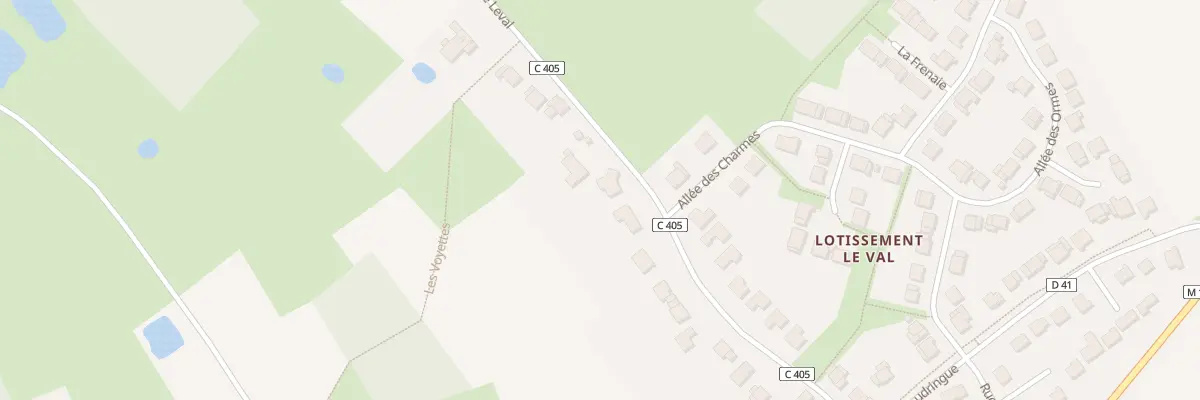 Plan du 29 Rue de Leval à Aubers