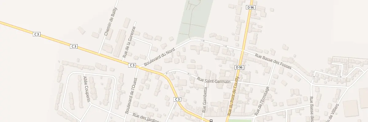 Plan du 14 Rue Saint-germain à Villeneuve-le-Comte