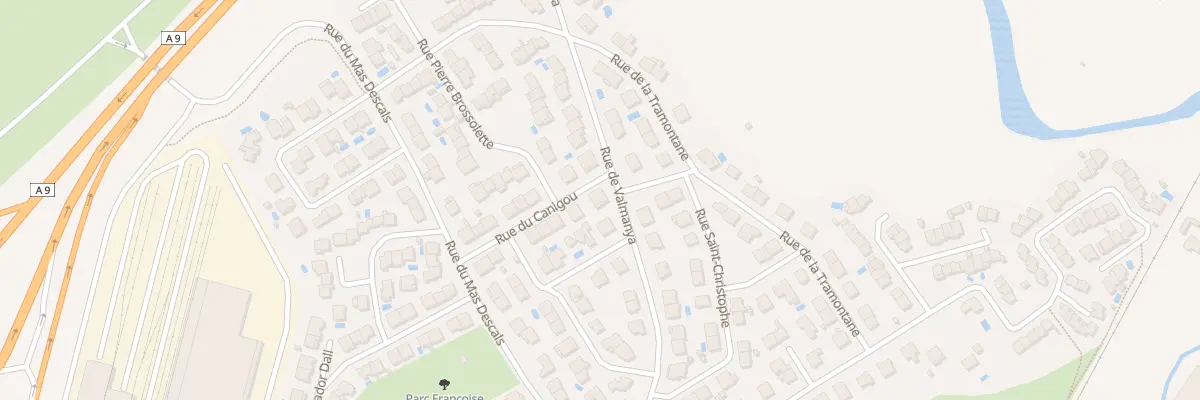 Plan du 11 Rue de Valmanya au Boulou
