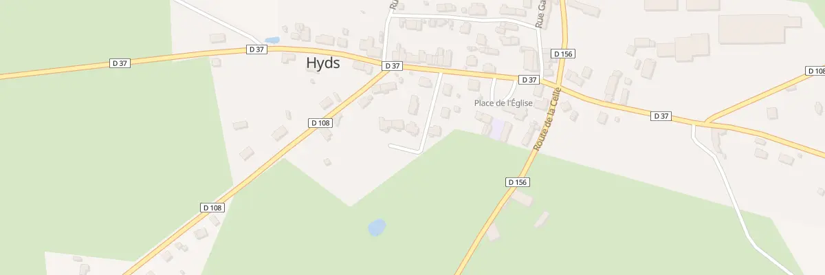 Plan du 6 All du Prady à Hyds