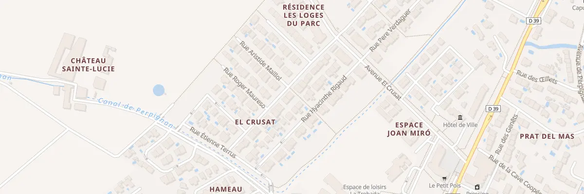 Plan du 21 Rue Salvador Dali à Canohès