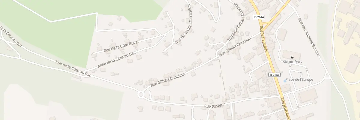 Plan du 28 Rue Gilbert Conchon à Saint-Éloy-les-Mines
