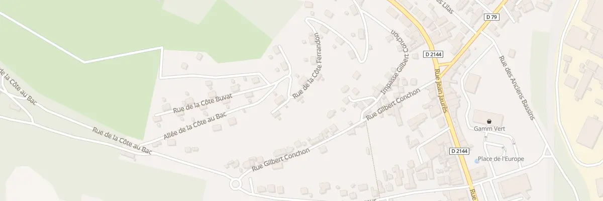 Plan du 31 Rue de la Côte Ferrandon à Saint-Éloy-les-Mines