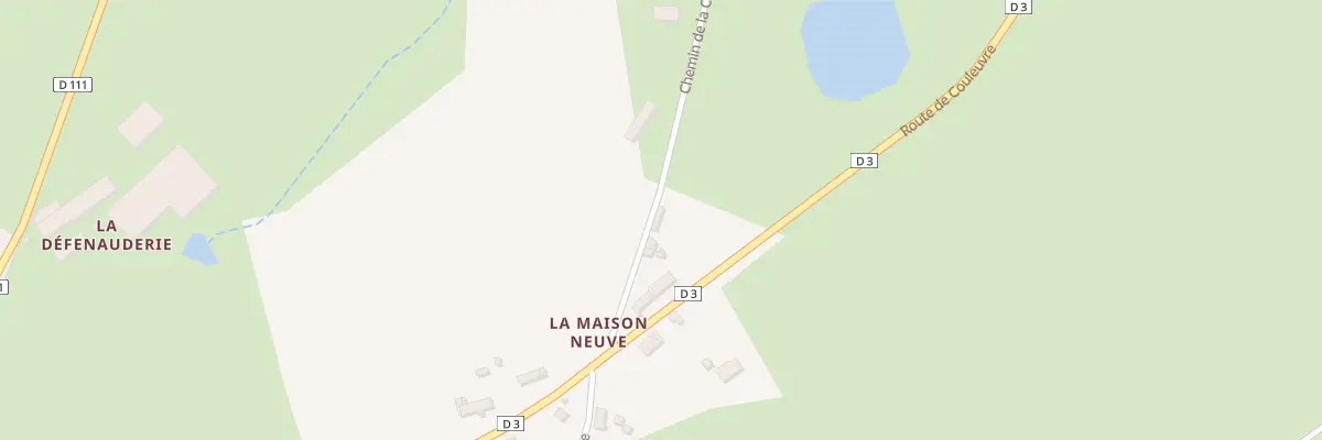 Plan du 5367 La Maison Neuve à Cérilly