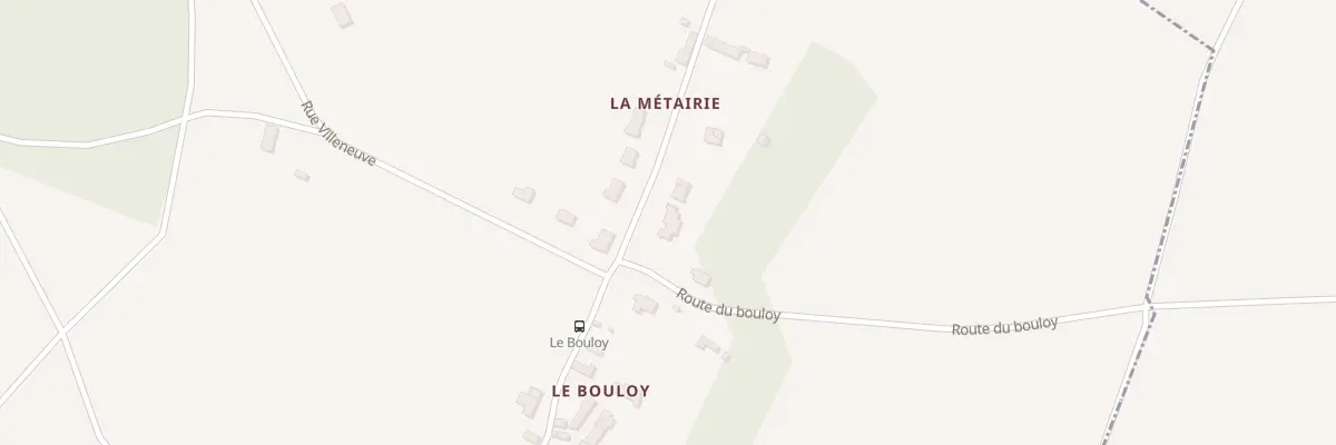 Plan du 9 Rue de la Métairie à Nanteau-sur-Lunain