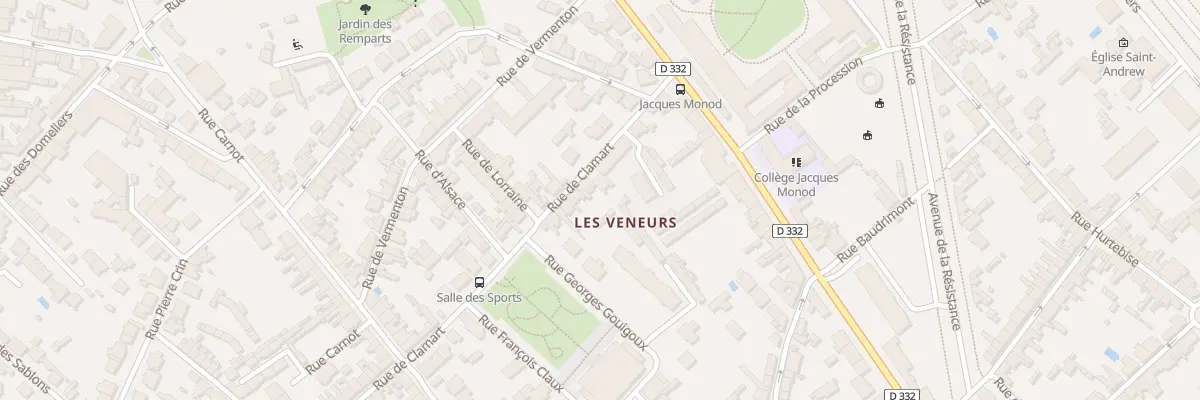 Plan du 7 Rue de Clamart à Compiègne
