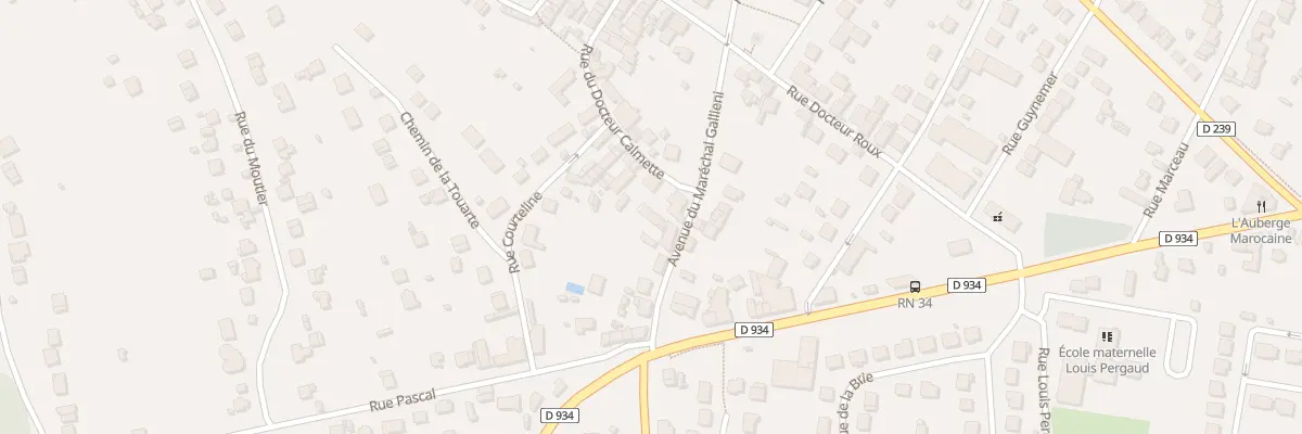Plan du 28 Av Gallieni à Montry