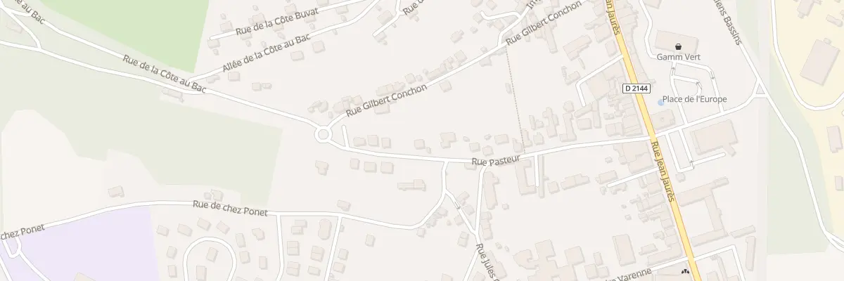 Plan du 38 Rue Pasteur à Saint-Éloy-les-Mines