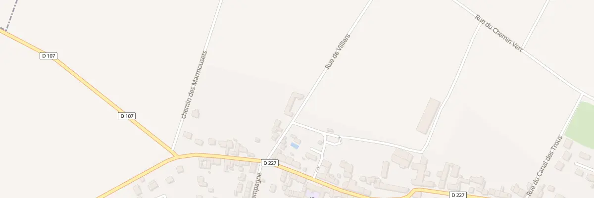 Plan du 7 Rue de Villiers à Machault