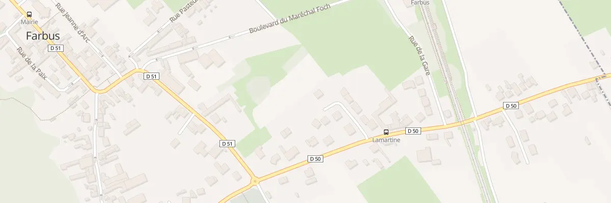Plan du 8 Rue Lamartine à Farbus