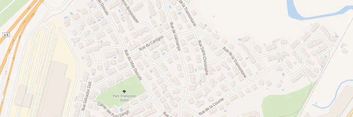 Plan du 7 Rue de Valmanya au Boulou