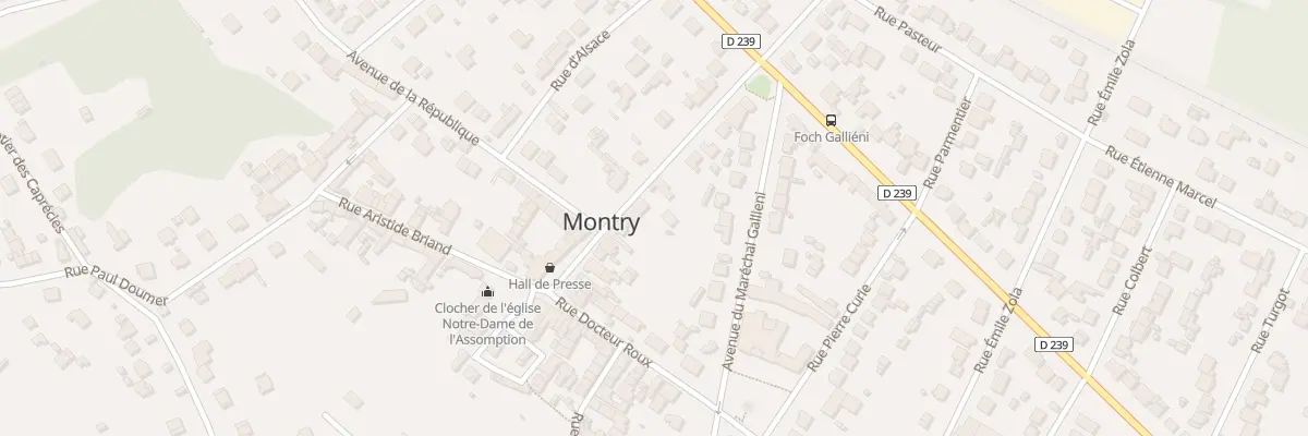 Plan du 18 Av de la Mairie à Montry