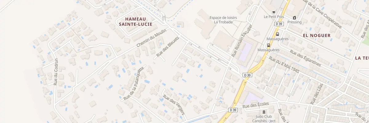 Plan du 15B Rue du Moulin à Canohès