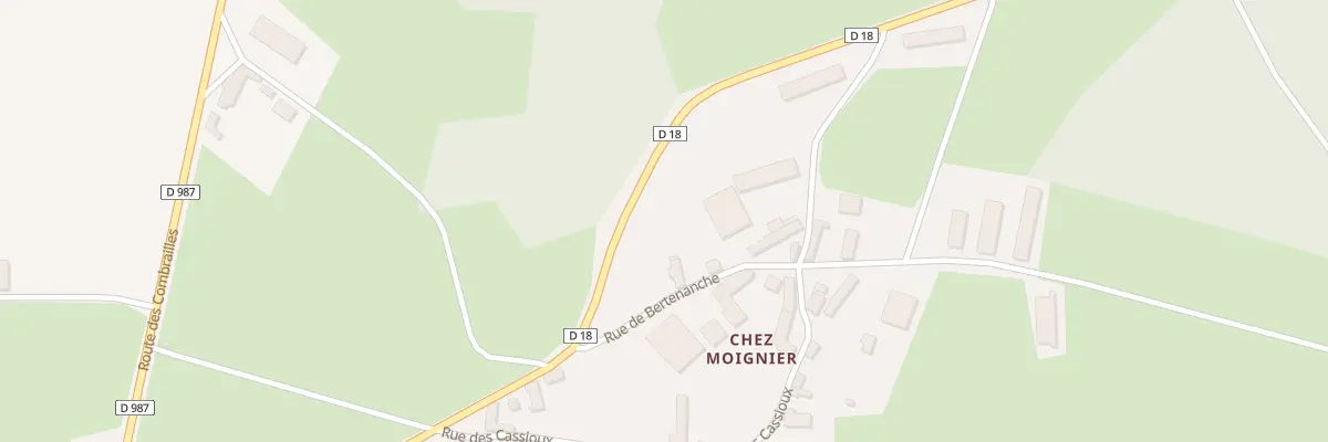 Plan du 5001 Bertenanche à Teilhet