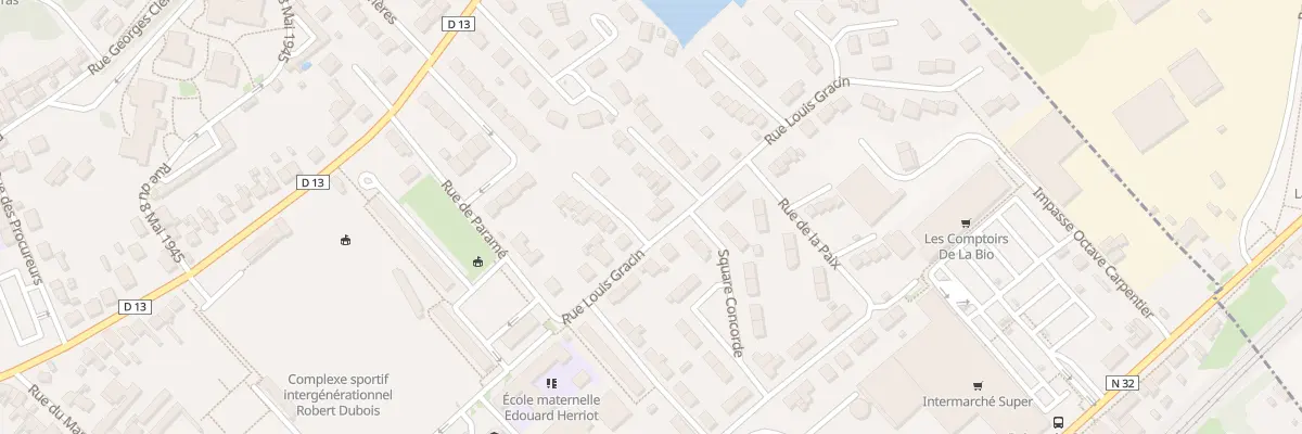 Plan du 387 Rue Louis Gracin à Margny-lès-Compiègne