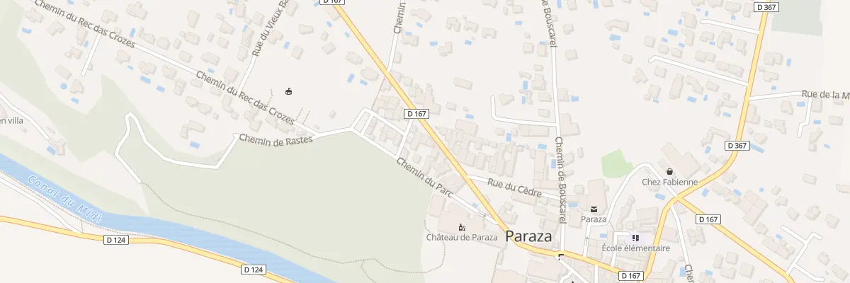 Plan du 20 Rue du Viala à Paraza