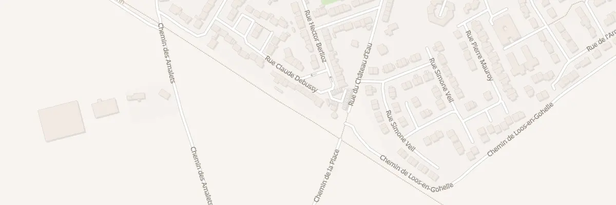 Plan du 6 Rue Claude Debussy à Douvrin