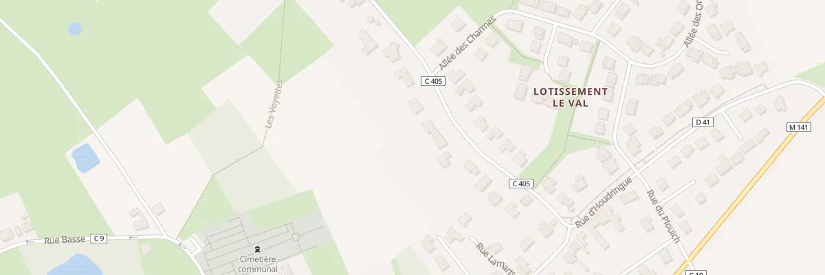 Plan du 19 Rue de Leval à Aubers