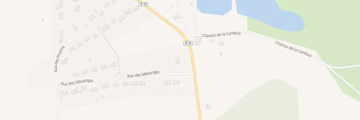 Plan du 25 Rue des Mesanges à Vinon