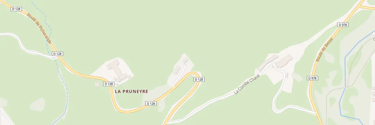 Plan du 5229 La Pruneyre à Égliseneuve-d’Entraigues