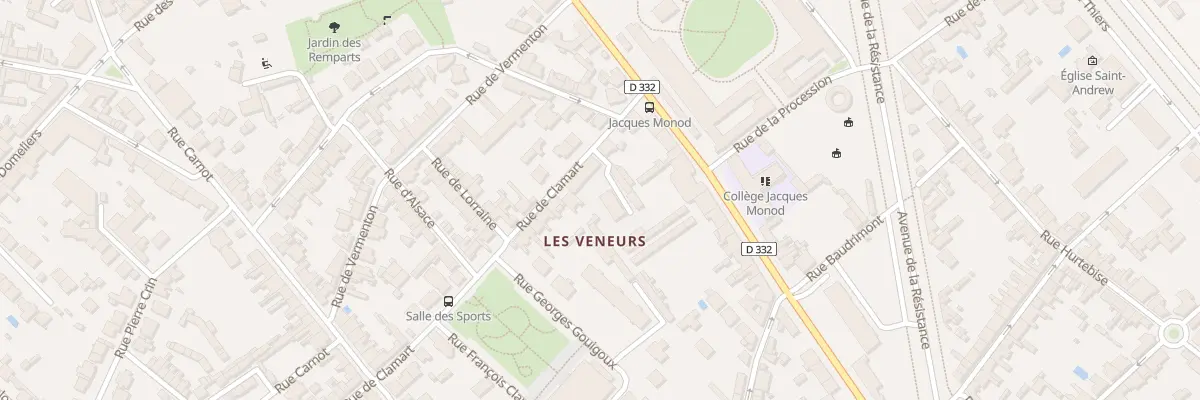 Plan du 3B Rue de Clamart à Compiègne