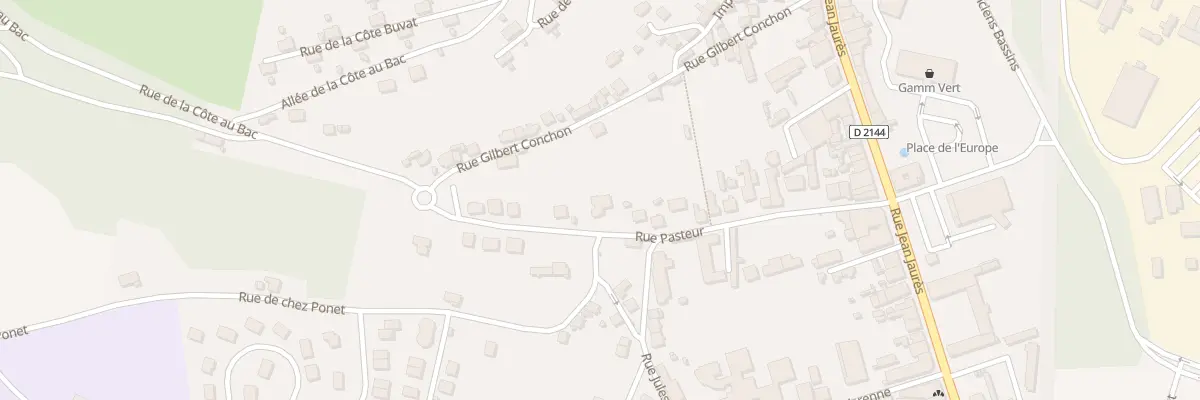 Plan du 36 Rue Pasteur à Saint-Éloy-les-Mines