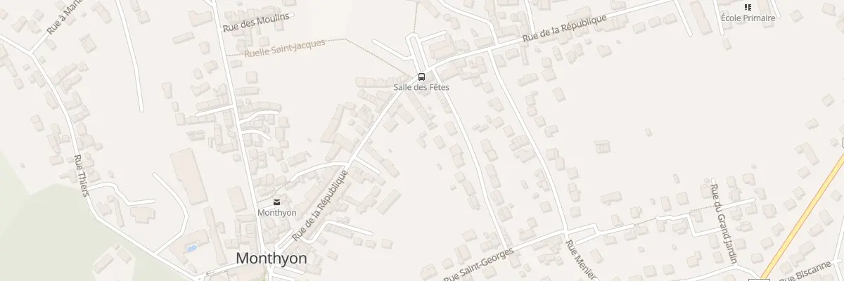 Plan du 44C Rue de la République à Monthyon