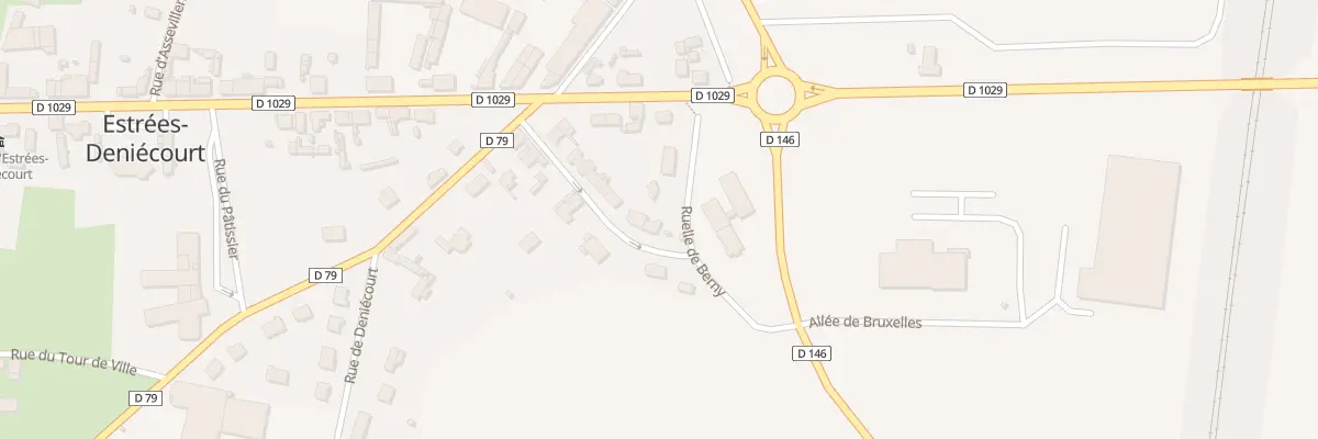 Plan du 11 Rle de Berny à Estrées-Deniécourt
