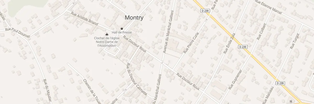 Plan du 22T Av Gallieni à Montry