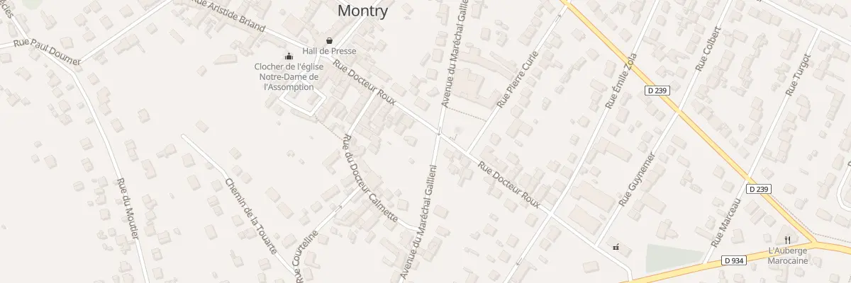 Plan du 22Q Av Gallieni à Montry