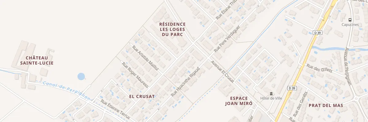 Plan du 7 Rue Salvador Dali à Canohès
