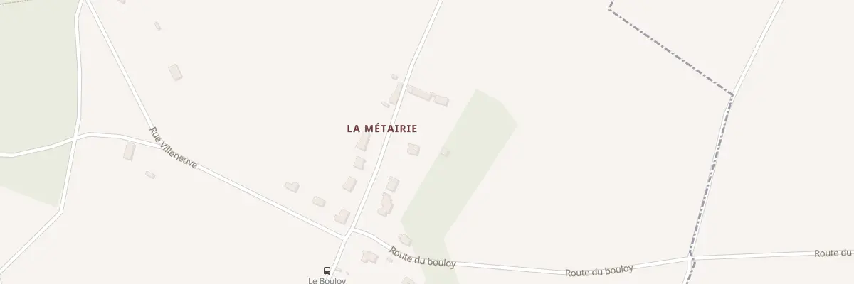 Plan du 5 Rue de la Métairie à Nanteau-sur-Lunain