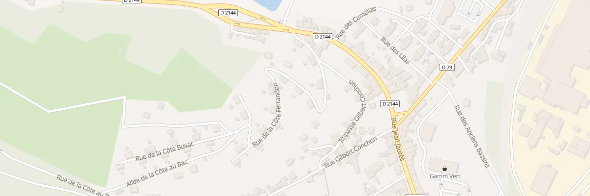 Plan du 17 Rue de la Côte Ferrandon à Saint-Éloy-les-Mines