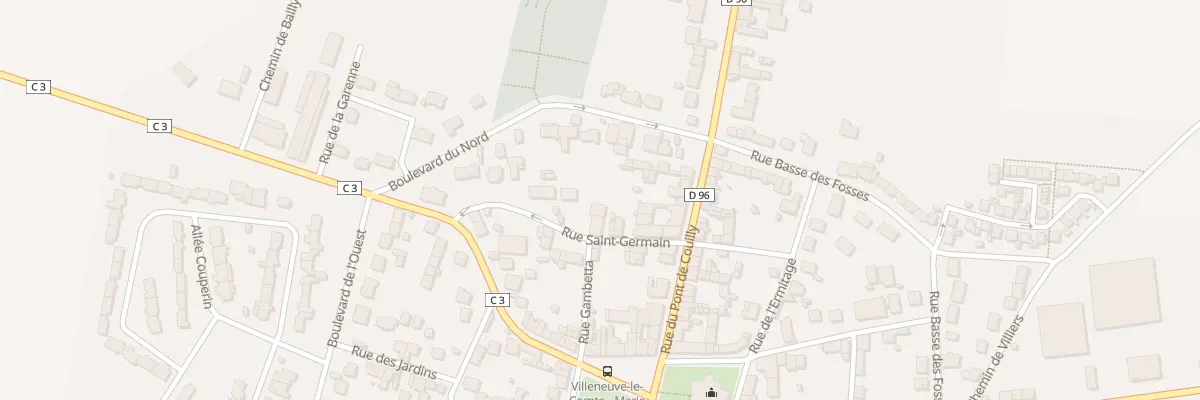 Plan du 6 Rue Saint-germain à Villeneuve-le-Comte