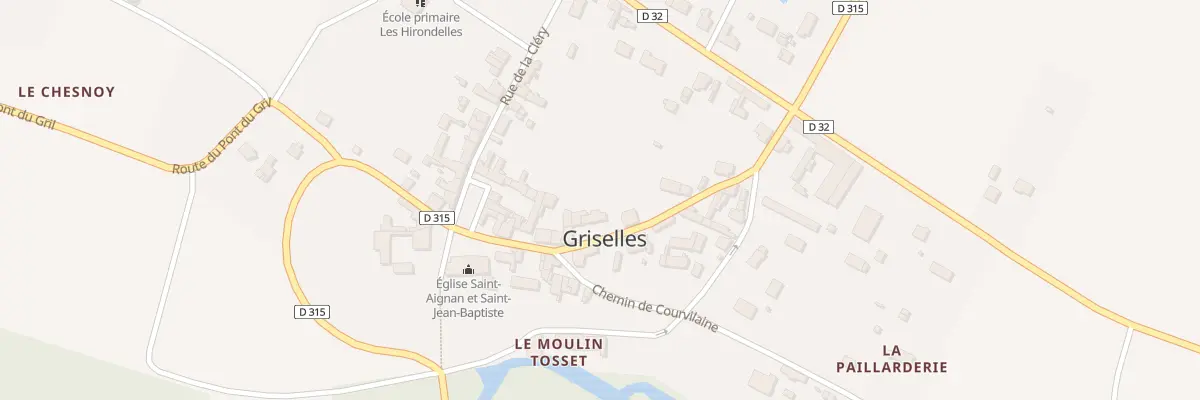 Plan du 13 Rue de la Mairie à Griselles