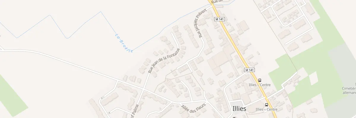 Plan du 14 Rue Jean de La Fontaine à Illies