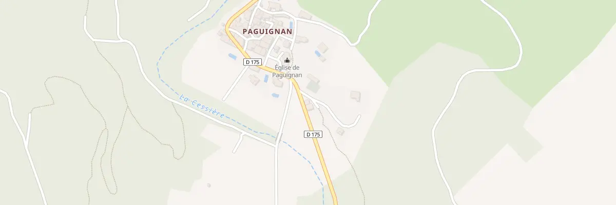 Plan du 5276 Paguignan à Aigues-Vives