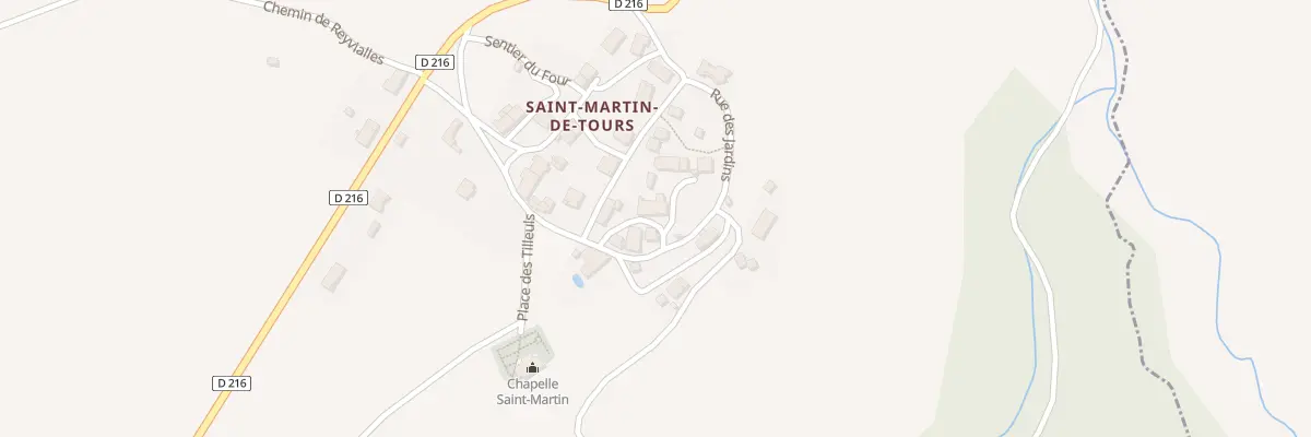 Plan du 5231 Rue des Fontaines à Rochefort-Montagne
