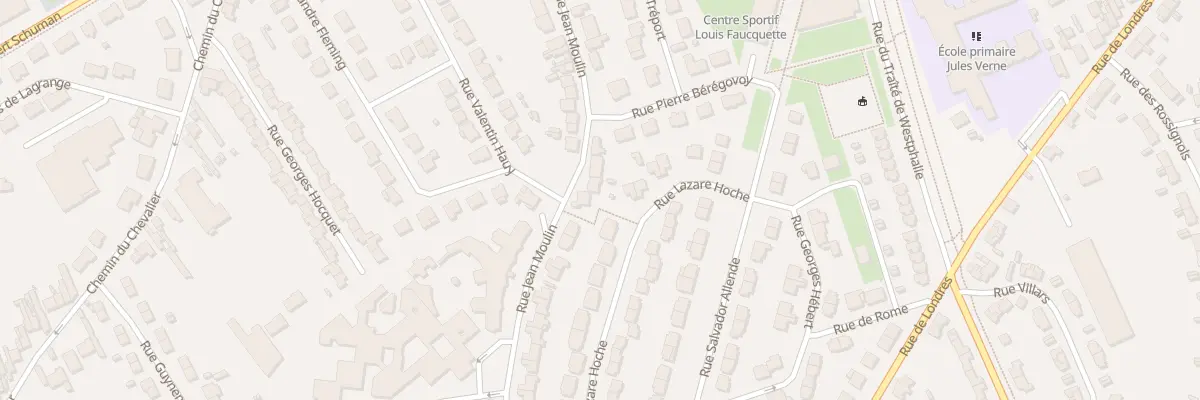 Plan du 84 Rue Jean Moulin à Lens